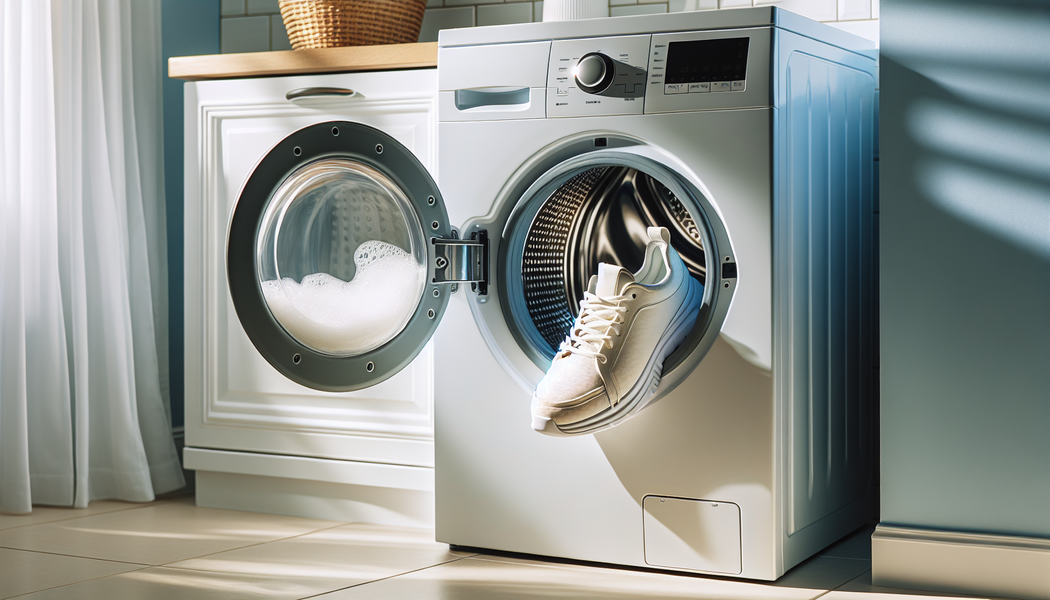 Verwendung von kaltem Wasser zur Schonung des Materials - Sneaker Waschmaschine