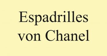 Chanel Espadrilles – gesuchtes Schuhwerk bei Google Chanel Espadrilles