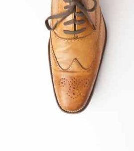 Dieser Brogues ist auch ein Oxford-Schuh