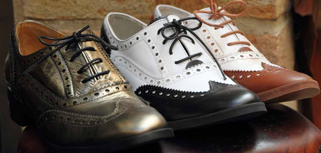 Exklusive italienische Schuhe im Budapester-Design