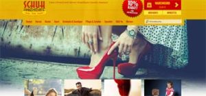 Webseite von Schuhparadies