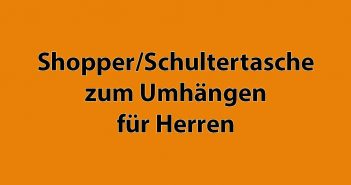 Shopper/Schultertasche für Herren Shopper-Tasche, Schultertasche