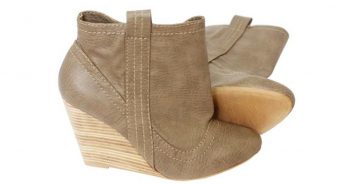 Trend: Damen-Stiefeletten mit Keilabsatz Stiefeletten - Ankle Boots